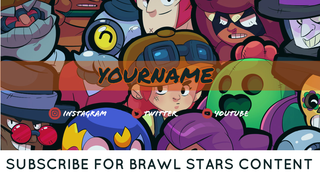 free brawl stars banner template no text