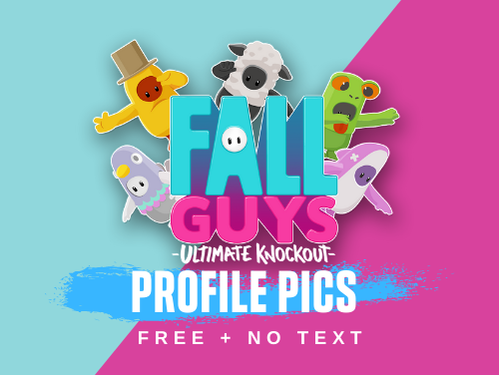 free fall guys profile pic templates